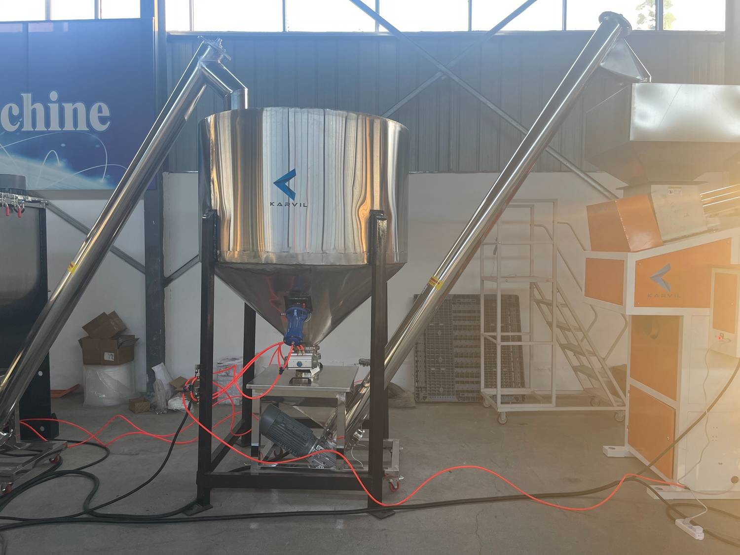 Fertilizer Powder Mixing & Packaging Line (6) Linha de mistura e embalagem de fertilizantes em pó (6)