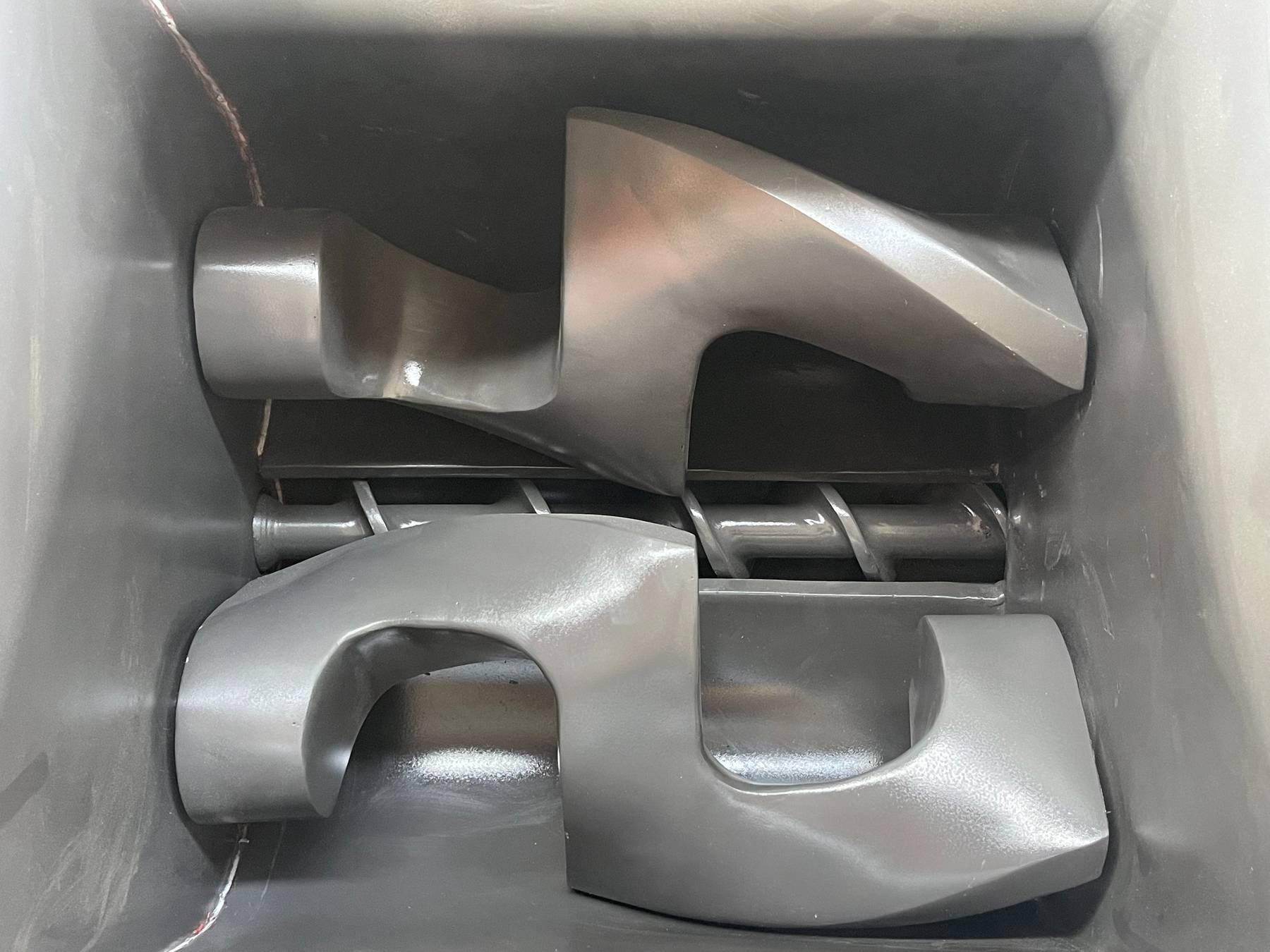 High-Wear-Screw-Discharge-Vacuum-Kneader (2) Amassadeira a vácuo com parafuso de alto desgaste (2)