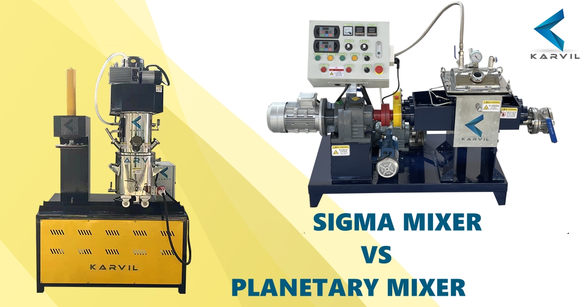 Misturador Sigma vs Misturador Planetário