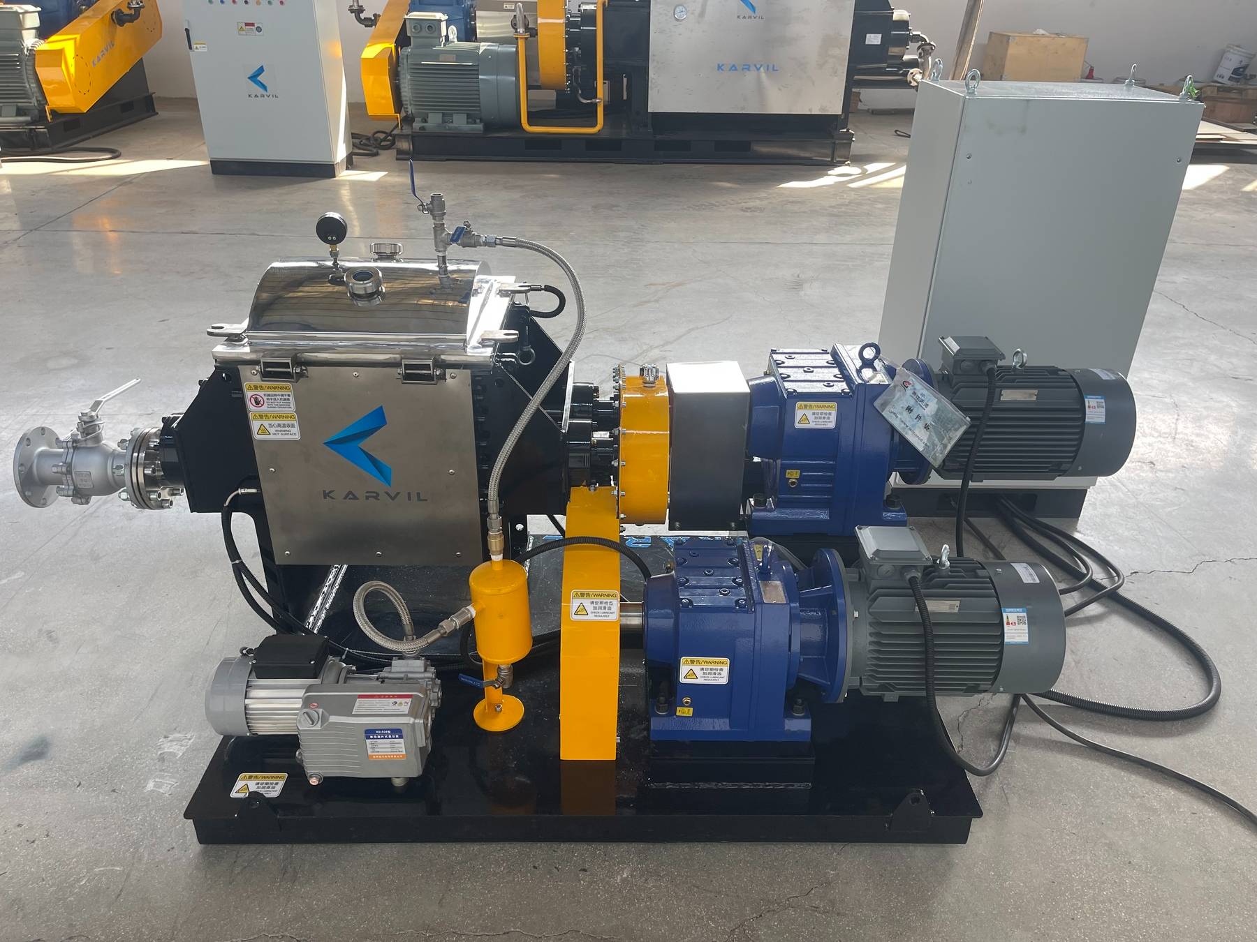 High-Wear-Screw-Discharge-Vacuum-Kneader (3) Amassadeira a vácuo com parafuso de alto desgaste (3)