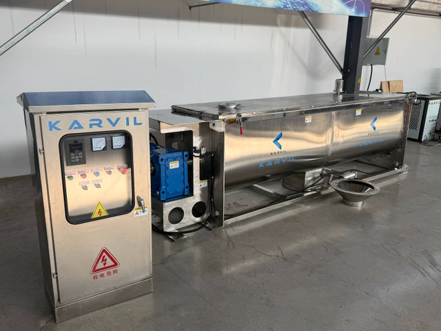 Linha de mistura e embalagem de pó