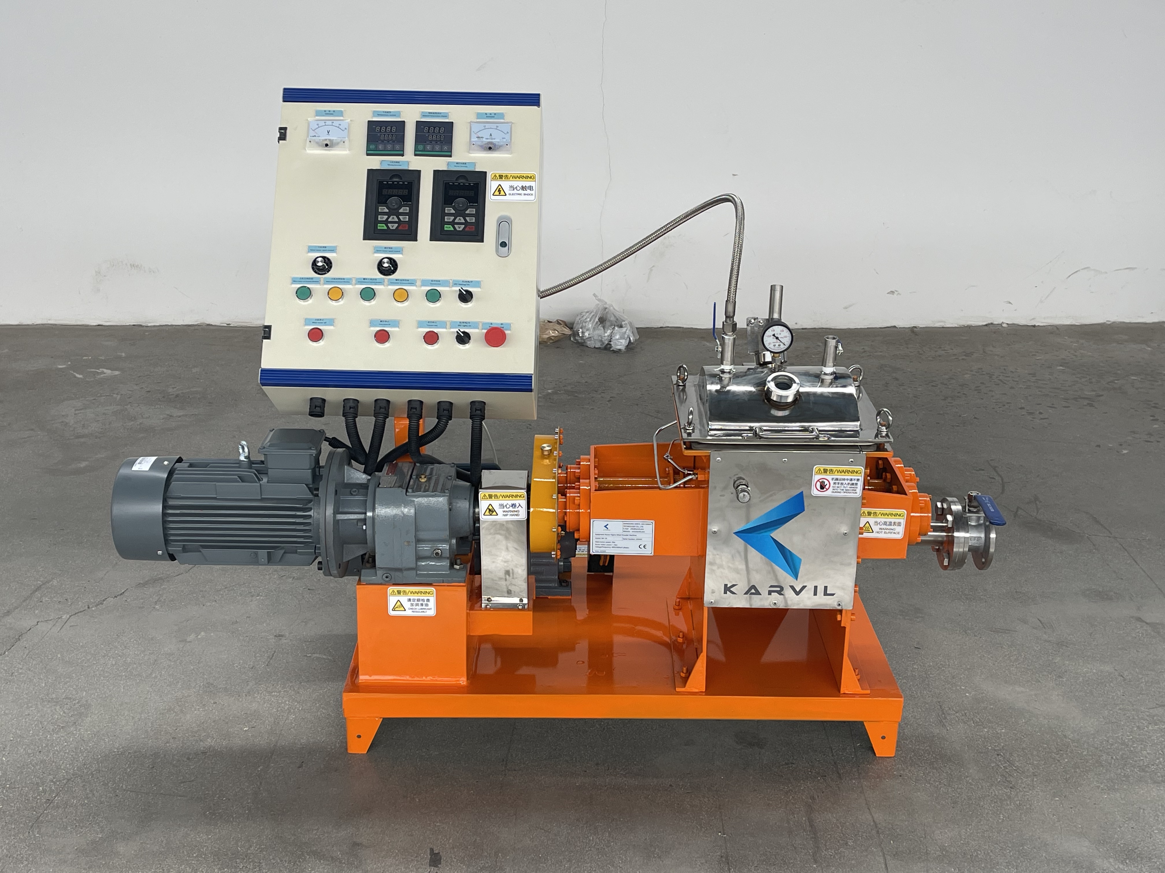 10L A vácuo de aquecimento elétrico é amaldiçoador com descarga de parafuso por Karvil Machinery